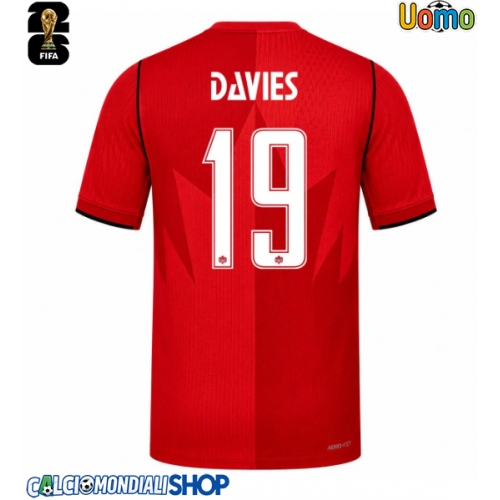Maglie da calcio Canada Alphonso Davies #19 Prima Maglia Mondiali 2026  Manica Corta